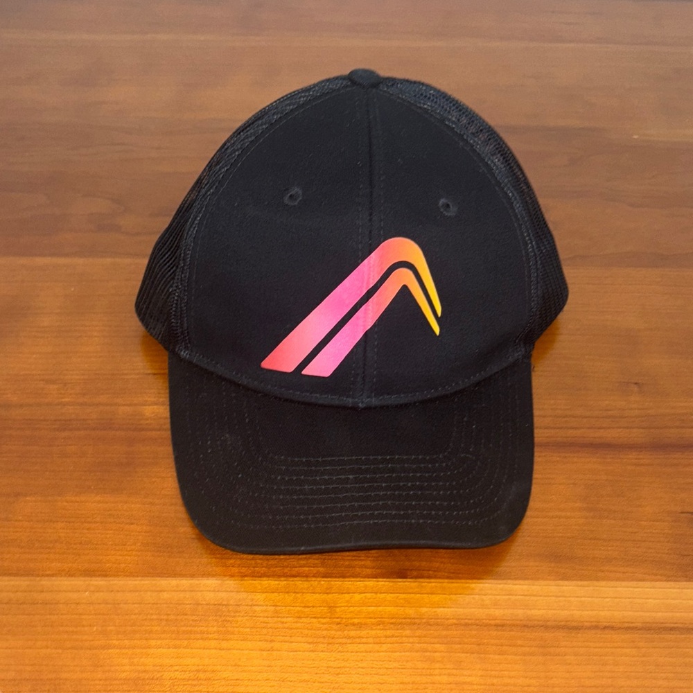 Port Authority Black Cap with Vibrant Logo